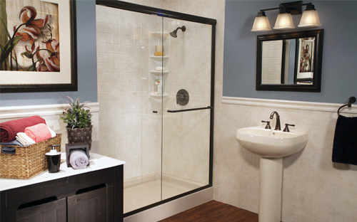 Traditional Shower Stall